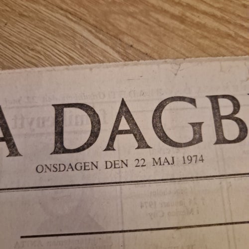 Svenska Dagbladet 22 maj 1974