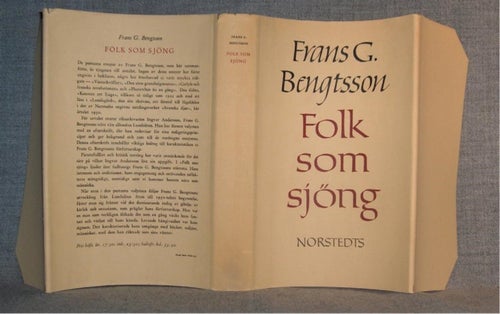 Frans G. Bentsson - Folk som sjöng. Originalutgåva. Illustrerad
