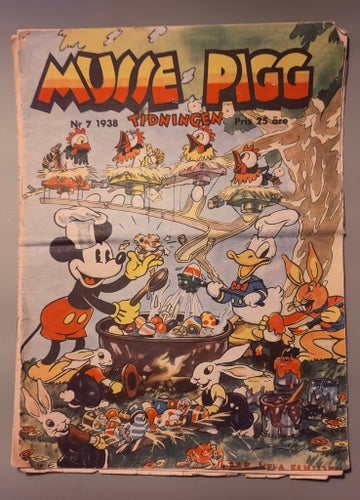 Musse Pigg Tidningen Nr 7 1938