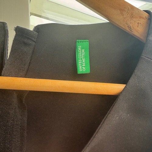 United Colors of Benetton svart klänning storlek XS