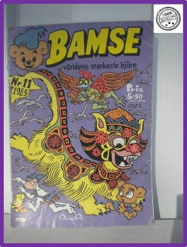 Bamse samlarobjekt 1985 NR 11 Samlarobjekt VINTAGE