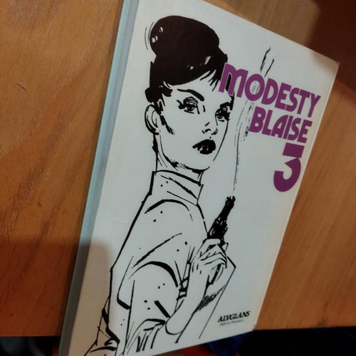Modesty Blaise 3 av Alvglans. 1:a upplagan, signed av Peter O'Donnell. VF plus