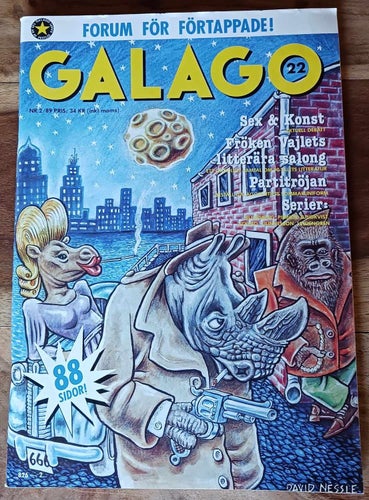 Galago / Nr 2 1989 / Svensk Vuxenserietidning