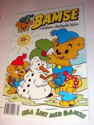 BAMSE 2001 3 (svensk) NY OLÄST