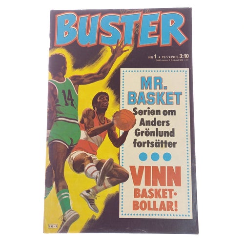Buster - 1977 - NR 1 - Mr. Basket Anders Grönlund