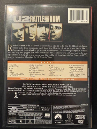 U2 Rattle and Hum (DVD)
