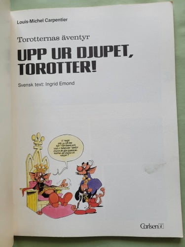 Torotternas äventyr - Upp ur djupet, Torotter!