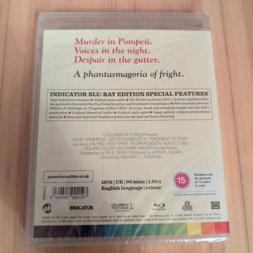 Ny & Inplastad | Fragment of Fear - Indicator (Blu-ray)