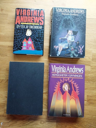 Virginia Andrews / Romansvit / Bokpaket nr 3 / 4 styck böcker