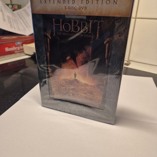 The Hobbit: The Desolation of Smaug - Extended Edition (5-disc DVD) Oöppnad!