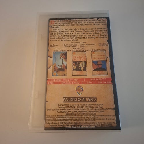 Häng Dom Högt - Clint Eastwood (VHS)