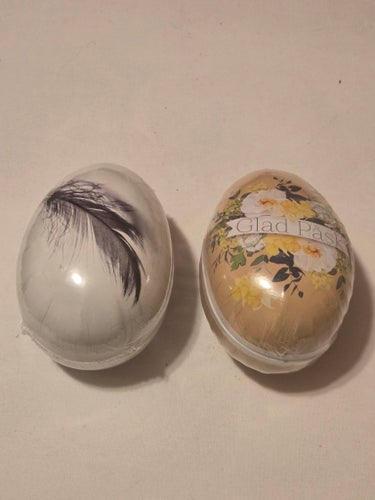 2 stycken papp påskägg ca 15 cm i förpackningen