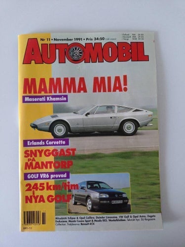 Automobil, Nr 11 1991
