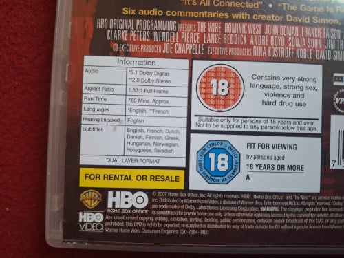 THE WIRE SEASON 4 BOX DVD