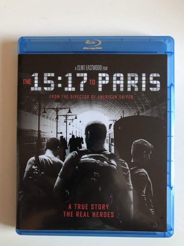 The 15:17 to paris Blu-Ray