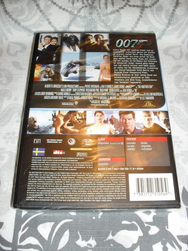 James Bond - Die Another Day (2002) NY INPLASTAD DVD P. Brosnan