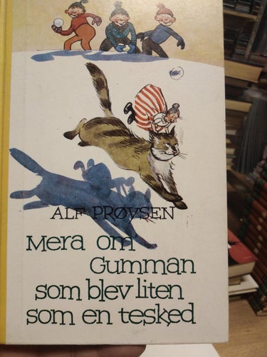 Mera om Gumman som blev liten som en tesked - Alf Pröysen. bok, inbunden. Very F