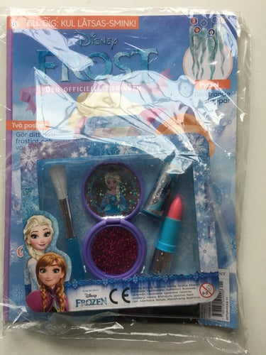Disney FROST Nr 1 2019 + Låtsas-smink FROZEN