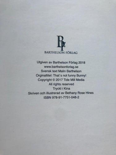 DET ÄR INTE KUL, SMUL! Bethany Rose Hines 2018