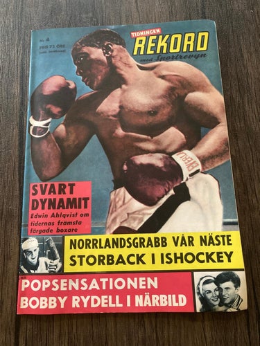 Tidningen Rekord med Sportrevyn nr 4 1964