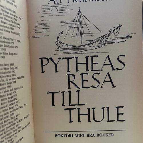 Pytheas resa till Thule av Alf Henrikson, bok, Very good plus