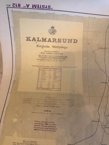 Sjökort Kalmarsund Sjökort Kalmarsund Borgholm Mörbylånga Kalmar