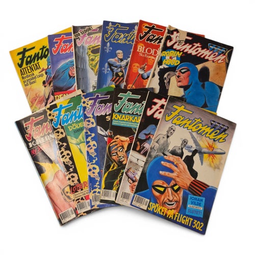 Fantomen Serietidningar - 12 st 1987-1988