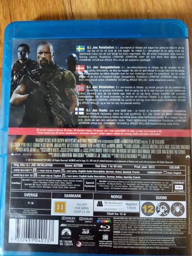 G.I. Joe: Retaliation 3D Blu-ray
