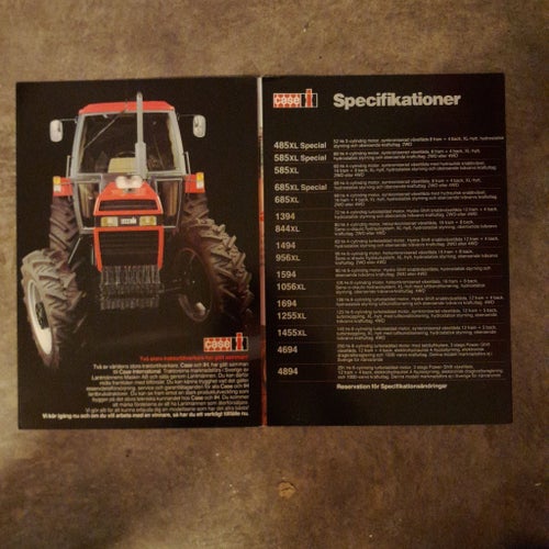 Case IH Traktorer Broschyr