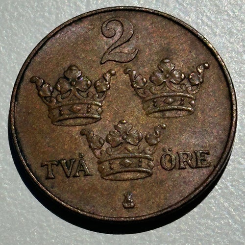 Sverige 2 Öre från 1921