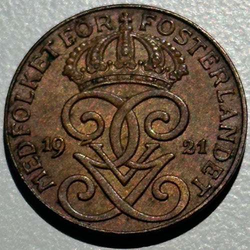 Sverige 2 Öre från 1921