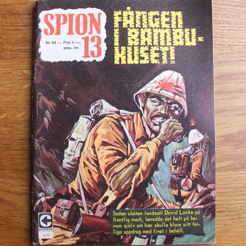 Spion 13 1967 NR 54 Fången i bambuhuset!