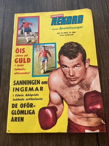 Tidningen Rekord med Sportrevyn nr 15 1964