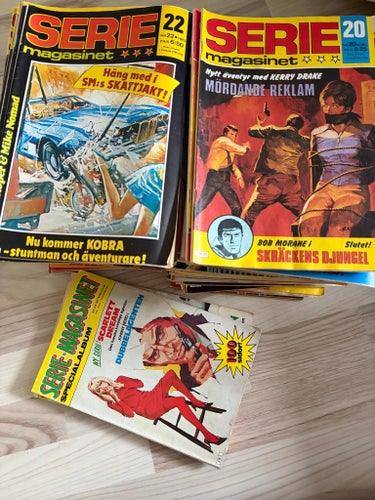 Seriemagasinet tidningar 1980talet