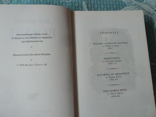 MADAME LIANGS TRE DÖTTRAR, BOK