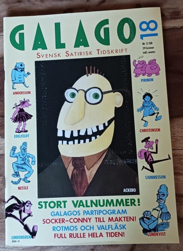 Galago / Nr 2 1988 / Svensk Vuxenserietidning