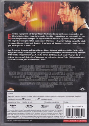 DVD / Octane / Norman Reedus, Mischa Barton, Stowe, Rhys-Meyers / Nära nyskick