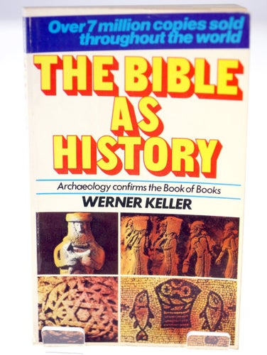The Bible As History by Werner Keller-English paperback book-published 1974-210g