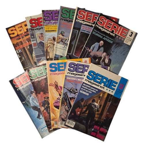 Seriemagasinet Serietidningar - 11 st 1986-1987
