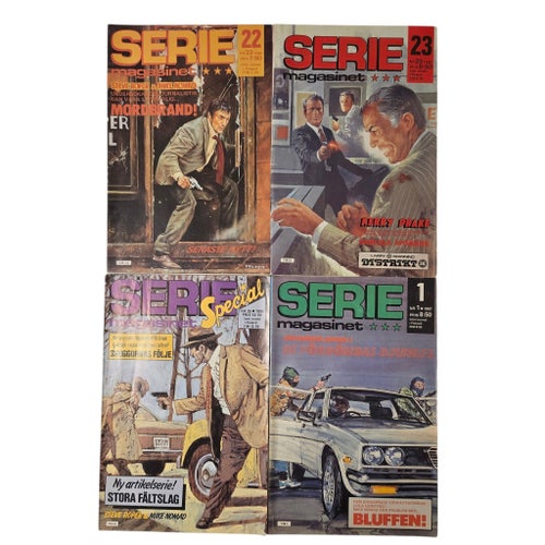 Seriemagasinet Serietidningar - 11 st 1986-1987