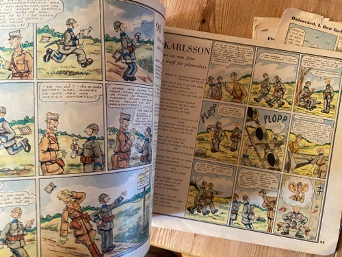 91 Karlsson. Ny samling av utv serier av Rudolf Petersson (1941)