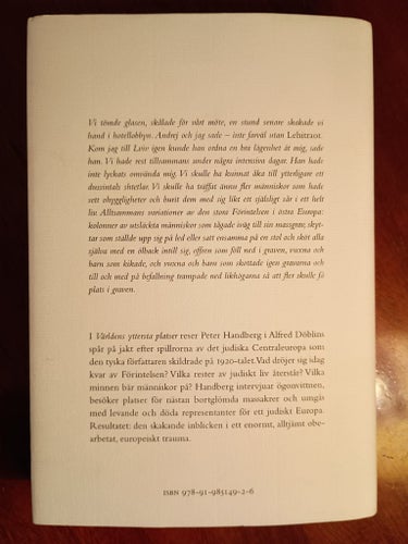 Världens yttersta platser: judiska spår av Peter Handberg, 2019