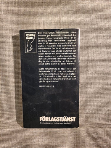 Den femtonde hövdingen! Roman av Sven Rosendahl, 1977