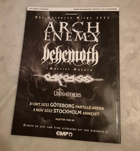 Sweden Rock Magazine Behemoth