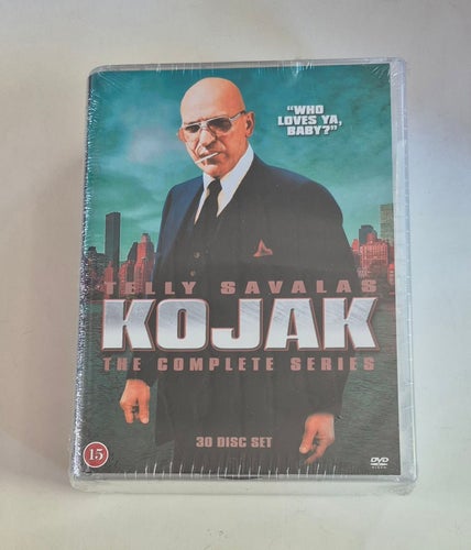 Kojak - The Complete Series (30 Disc - DVD Box) Ny Inplastad