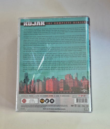 Kojak - The Complete Series (30 Disc - DVD Box) Ny Inplastad