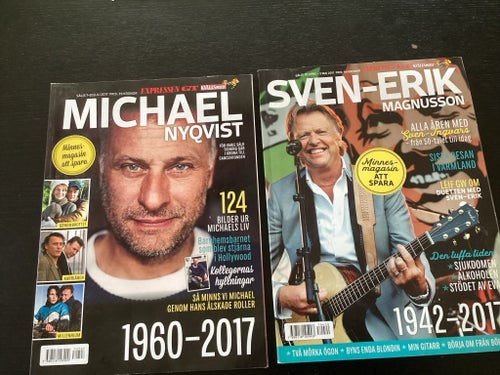 Tidningar: Michael Nyqvist och Sven-Erik Magnusson