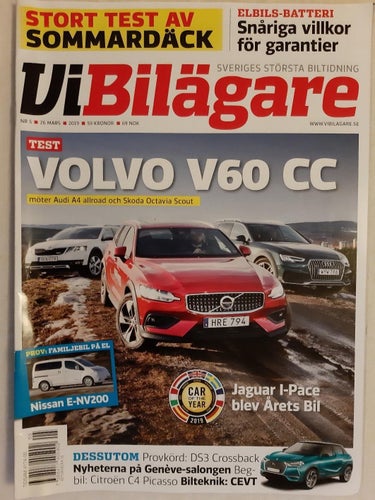 Vi Bilägare 5 2019: Audi A4 Allroad TDI, Skoda Octavia Scout, Volvo V60 CC D4