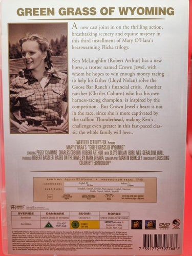 Green Grass of Wyoming (1948) Louis King med Peggy Cummins och Charles Coburn.