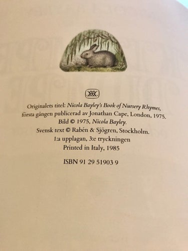 KLUMPE DUMPE OCH ANDRA BARNSAGOR Nicola Bayley 1985